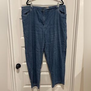 Ruby red plus size jeans